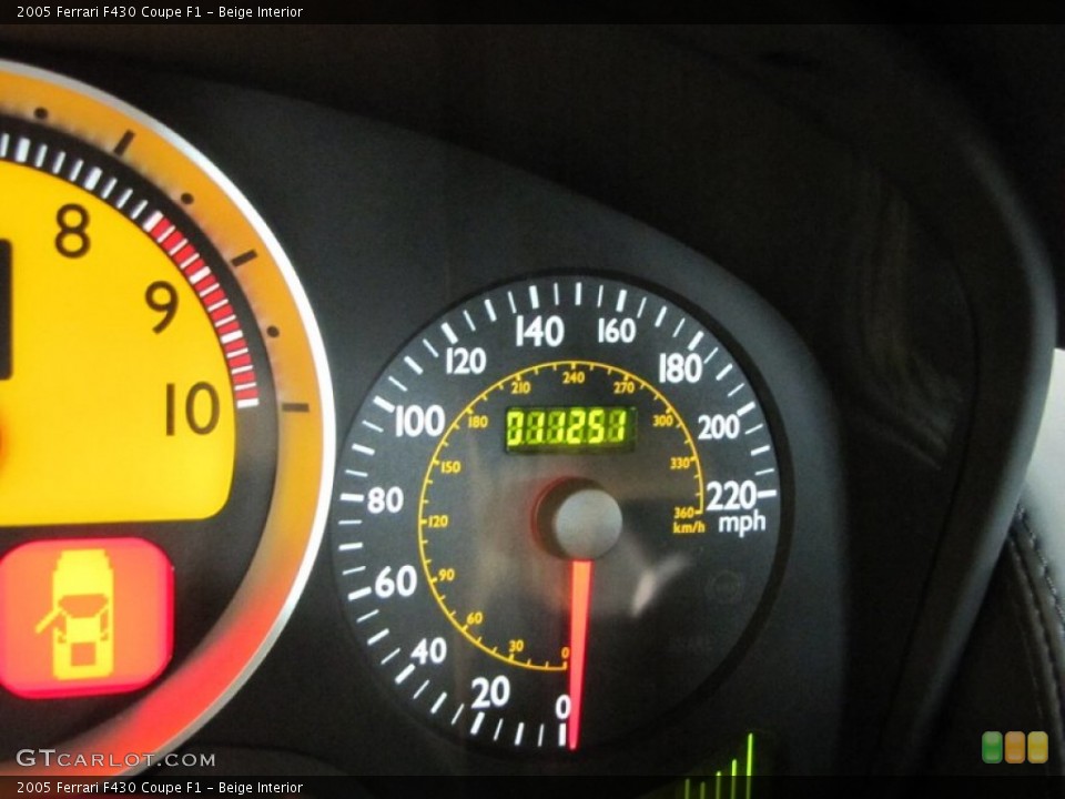 Beige Interior Gauges for the 2005 Ferrari F430 Coupe F1 #57176176