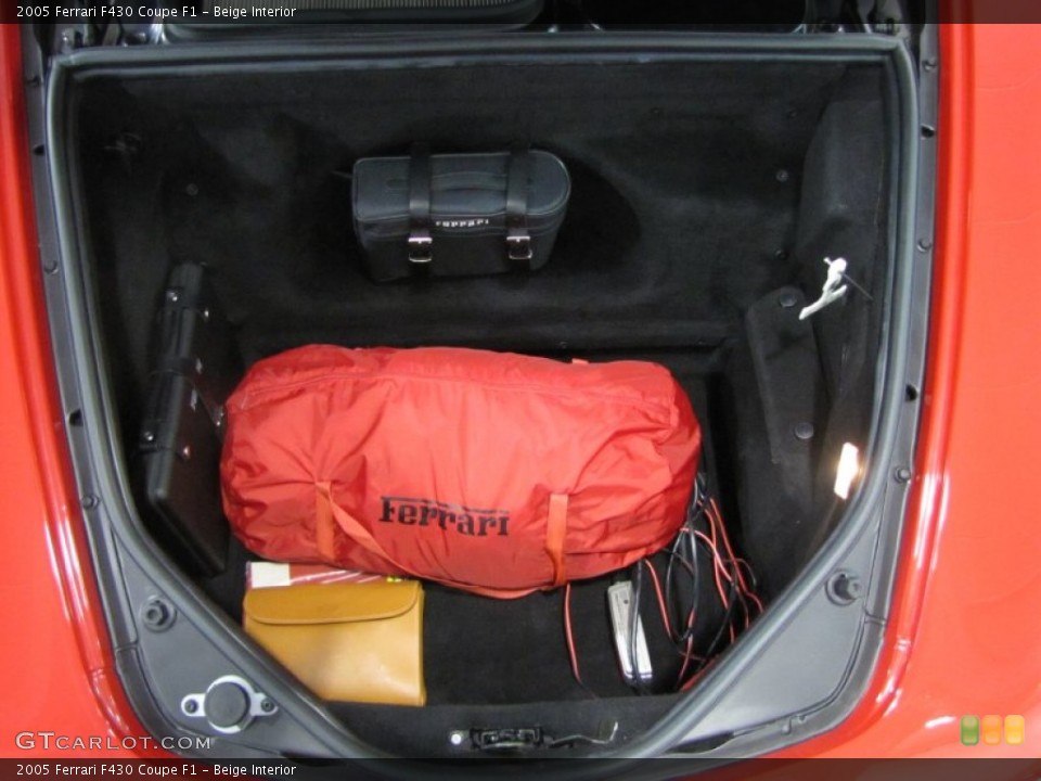 Beige Interior Trunk for the 2005 Ferrari F430 Coupe F1 #57176194