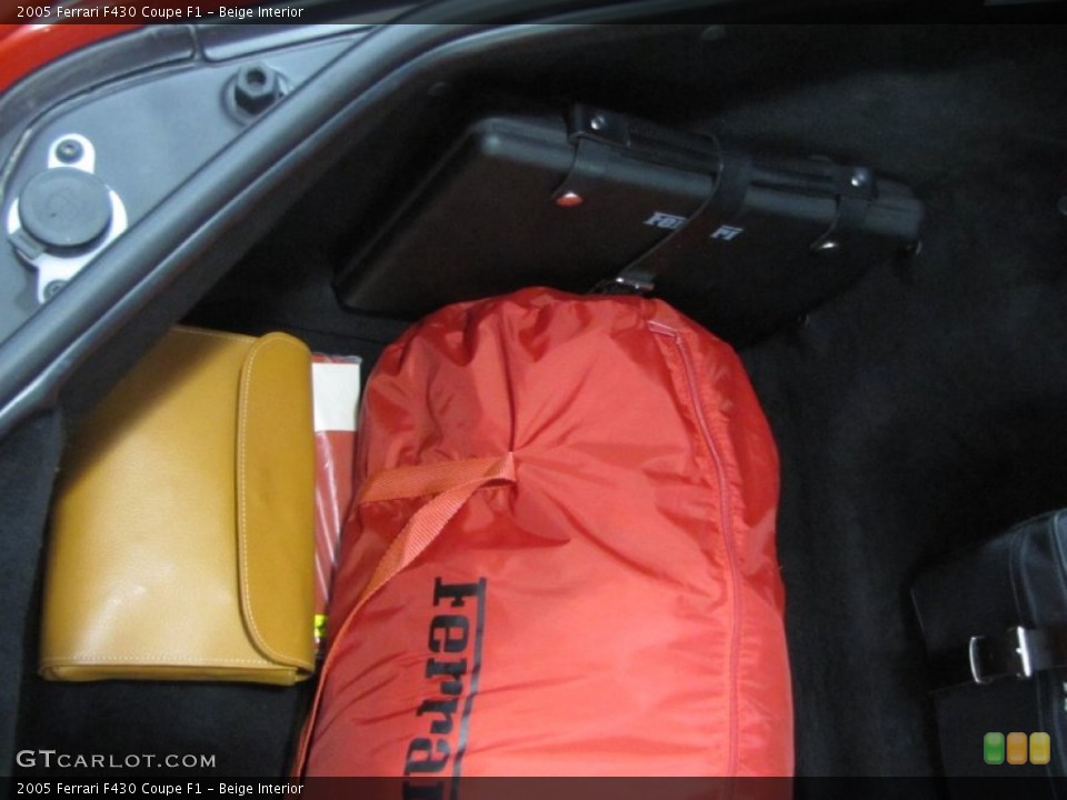 Beige Interior Trunk for the 2005 Ferrari F430 Coupe F1 #57176203