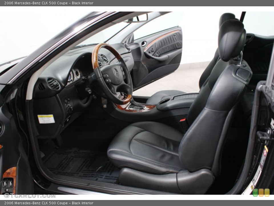 Black Interior Photo for the 2006 Mercedes-Benz CLK 500 Coupe #57176386