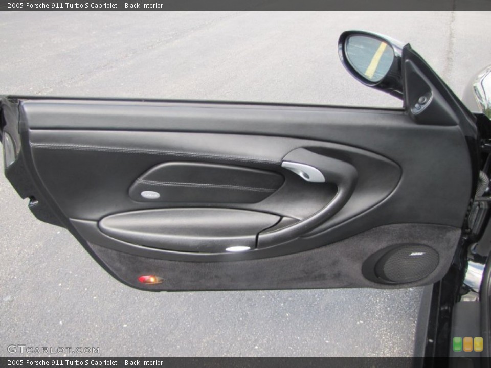 Black Interior Door Panel for the 2005 Porsche 911 Turbo S Cabriolet #57177276