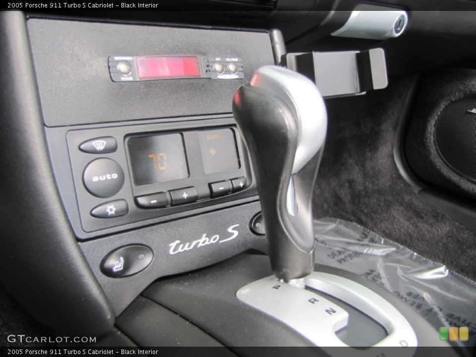 Black Interior Transmission for the 2005 Porsche 911 Turbo S Cabriolet #57177314