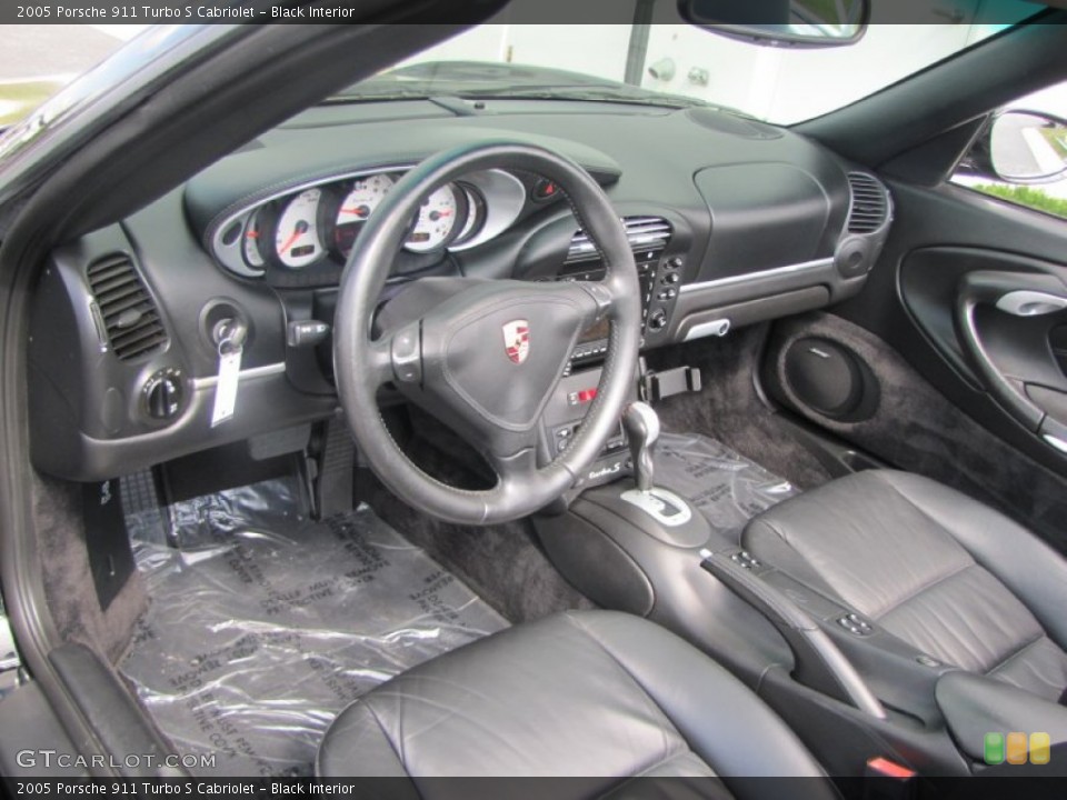Black Interior Dashboard for the 2005 Porsche 911 Turbo S Cabriolet #57177334