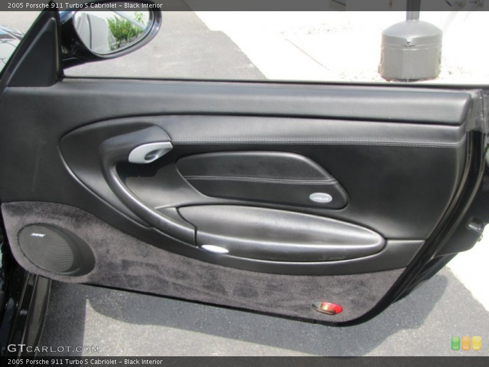 Black Interior Door Panel for the 2005 Porsche 911 Turbo S Cabriolet #57177391