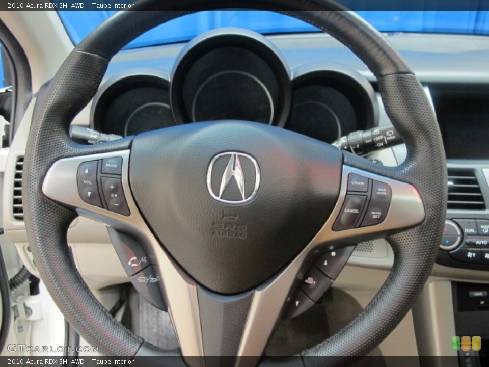 Taupe Interior Steering Wheel for the 2010 Acura RDX SH-AWD #57178427