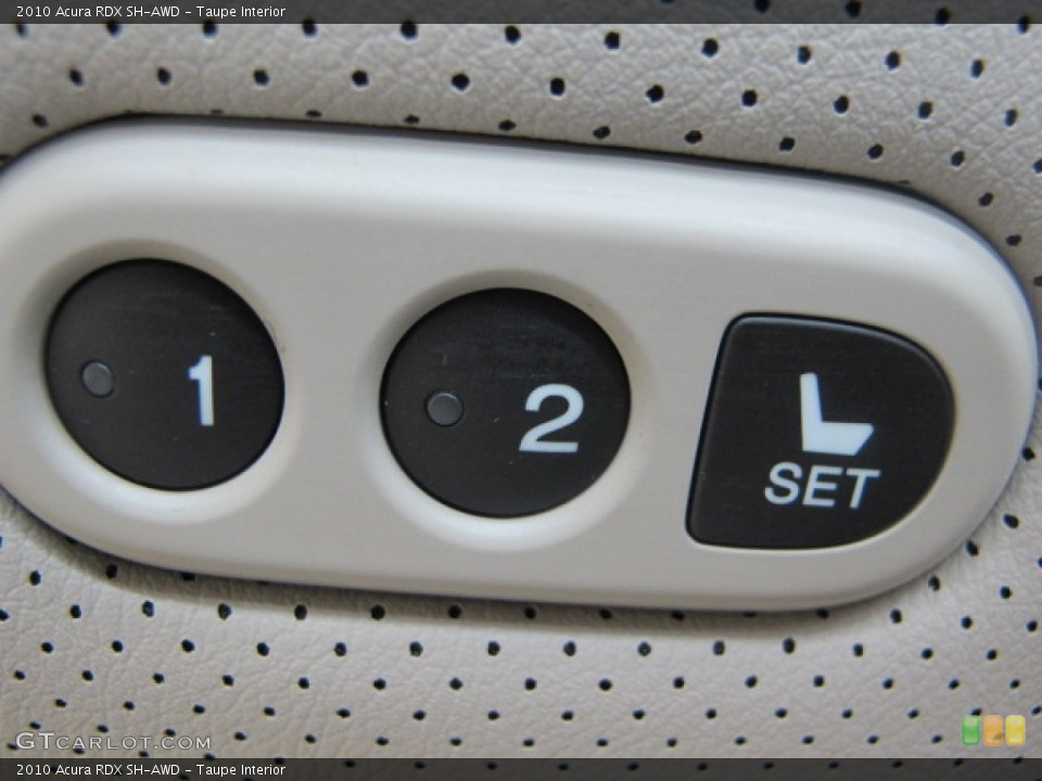Taupe Interior Controls for the 2010 Acura RDX SH-AWD #57178482