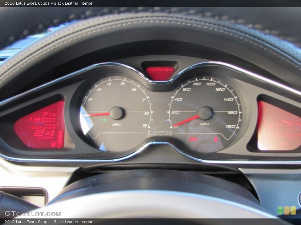 Black Leather Interior Gauges for the 2010 Lotus Evora Coupe #57179971