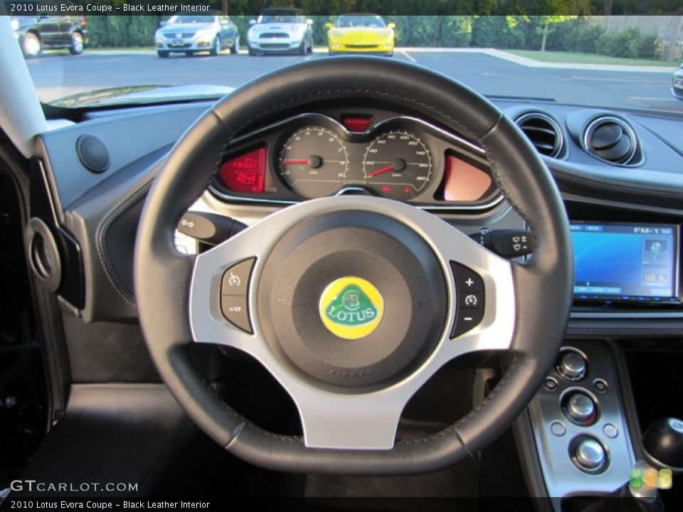 Black Leather Interior Steering Wheel for the 2010 Lotus Evora Coupe #57179980