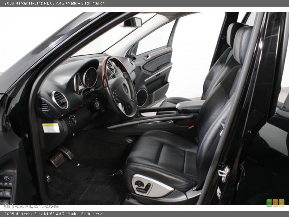 Black Interior Photo for the 2008 Mercedes-Benz ML 63 AMG 4Matic #57180082