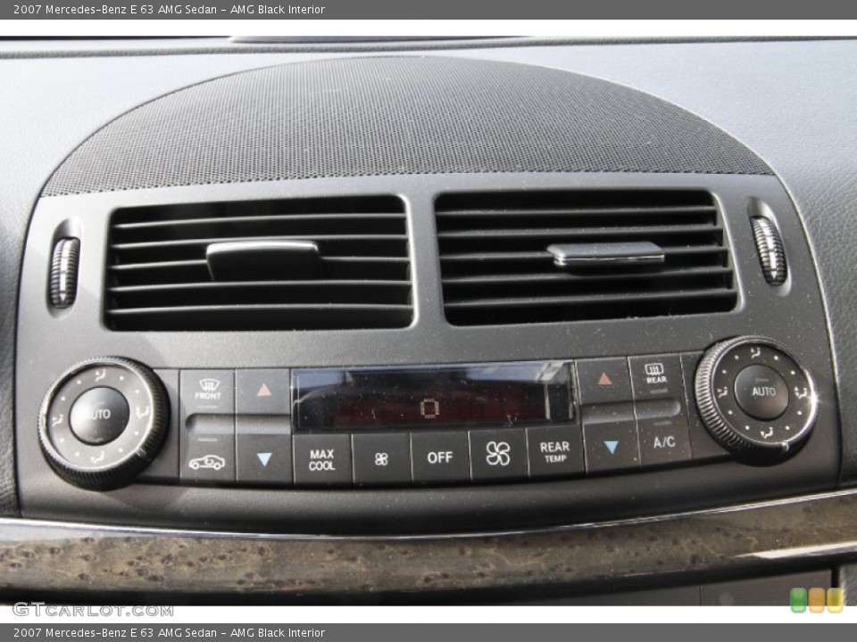 AMG Black Interior Controls for the 2007 Mercedes-Benz E 63 AMG Sedan #57180409