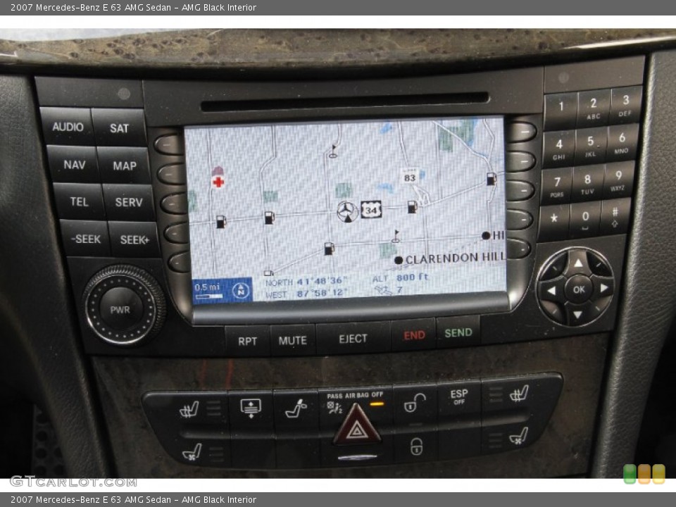 AMG Black Interior Controls for the 2007 Mercedes-Benz E 63 AMG Sedan #57180415
