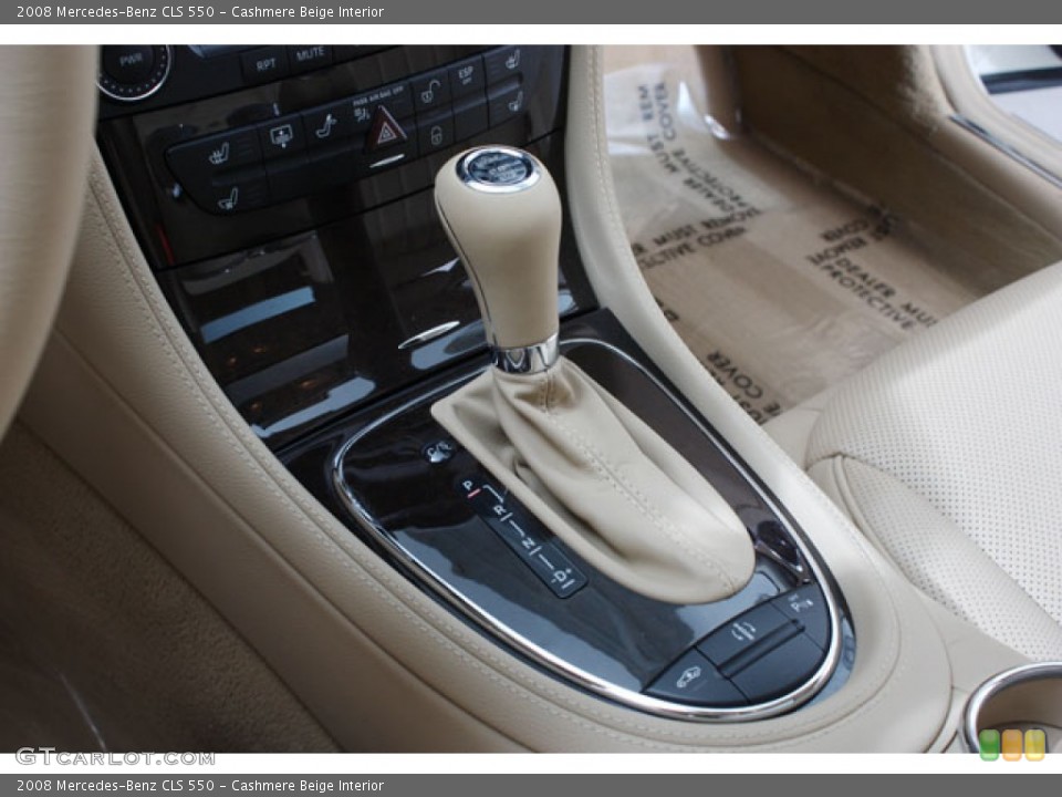 Cashmere Beige Interior Transmission for the 2008 Mercedes-Benz CLS 550 #57181765