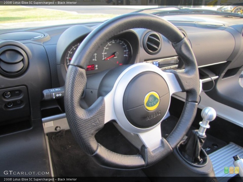 Black Interior Steering Wheel for the 2008 Lotus Elise SC Supercharged #57182299