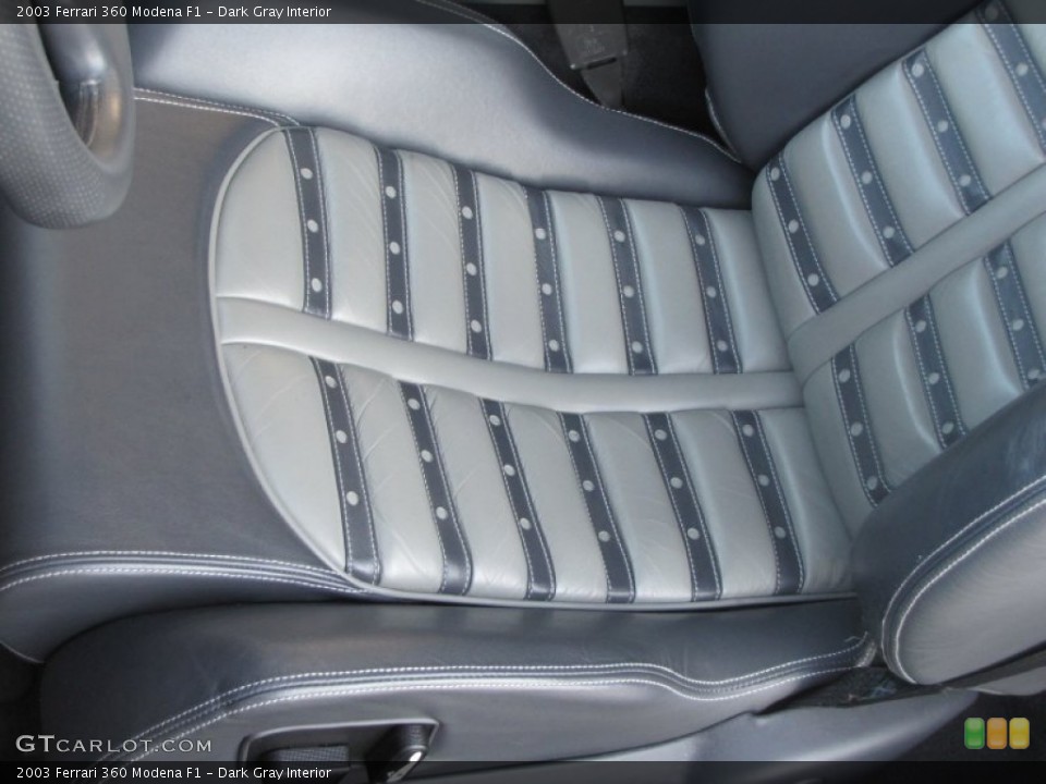 Dark Gray Interior Photo for the 2003 Ferrari 360 Modena F1 #57182944