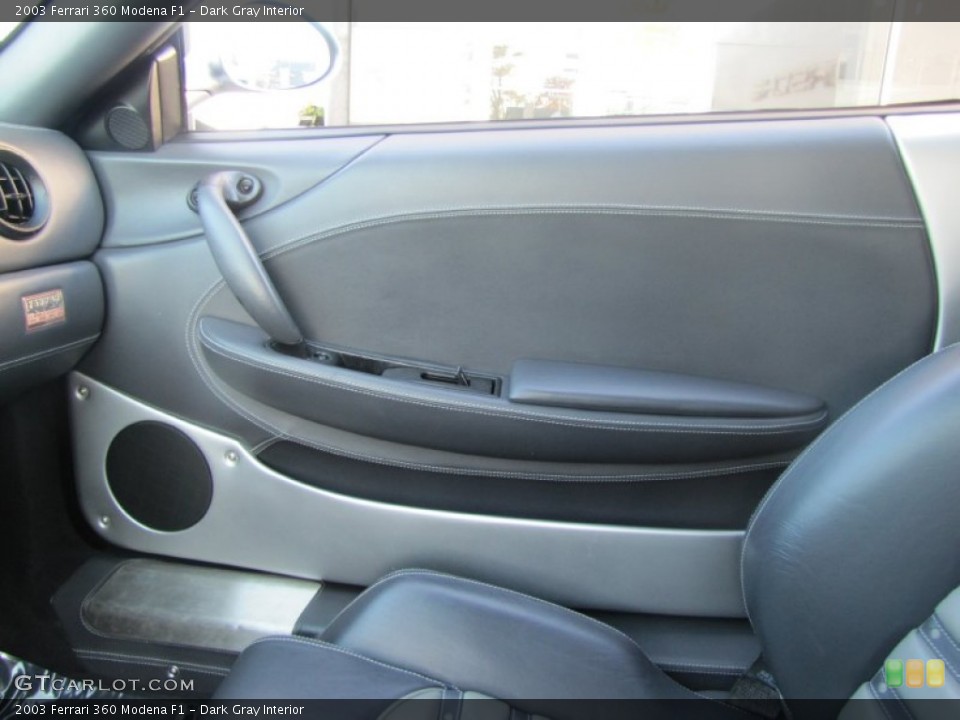 Dark Gray Interior Door Panel for the 2003 Ferrari 360 Modena F1 #57182998