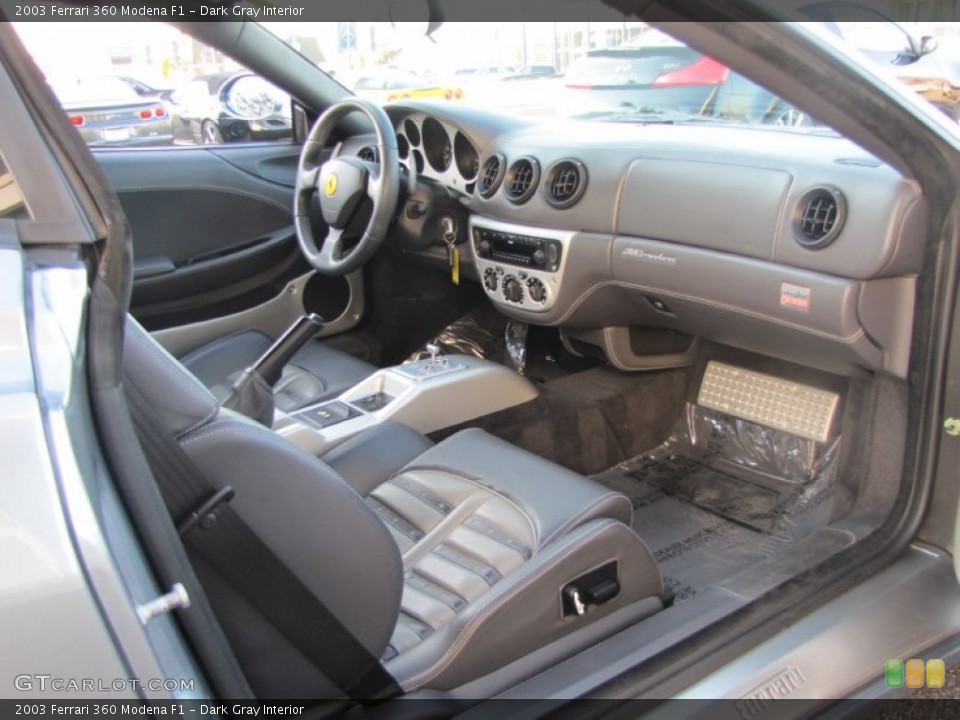 Dark Gray Interior Dashboard for the 2003 Ferrari 360 Modena F1 #57183037