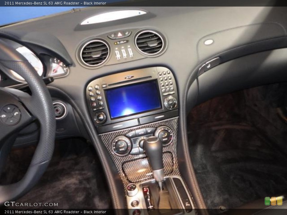 Black Interior Controls for the 2011 Mercedes-Benz SL 63 AMG Roadster #57183136