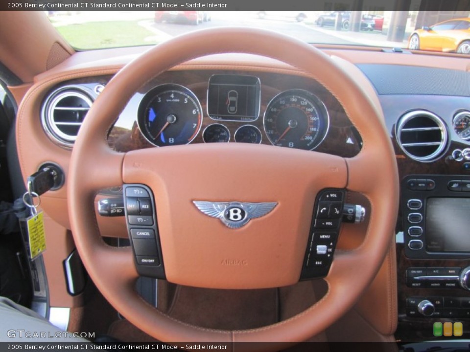 Saddle Interior Steering Wheel for the 2005 Bentley Continental GT  #57183514
