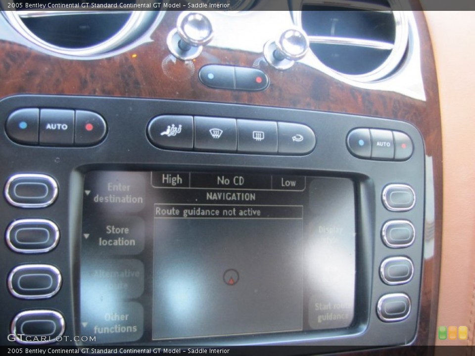 Saddle Interior Navigation for the 2005 Bentley Continental GT  #57183532