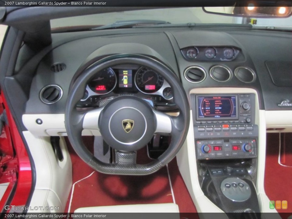 Blanco Polar Interior Dashboard for the 2007 Lamborghini Gallardo Spyder #57183799
