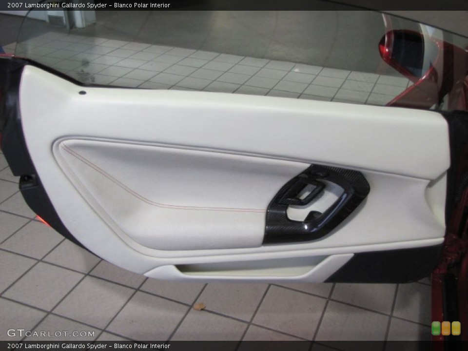 Blanco Polar Interior Door Panel for the 2007 Lamborghini Gallardo Spyder #57183820