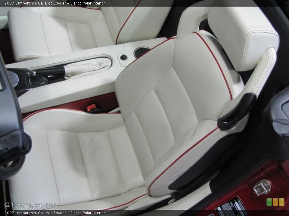 Blanco Polar Interior Photo for the 2007 Lamborghini Gallardo Spyder #57183835