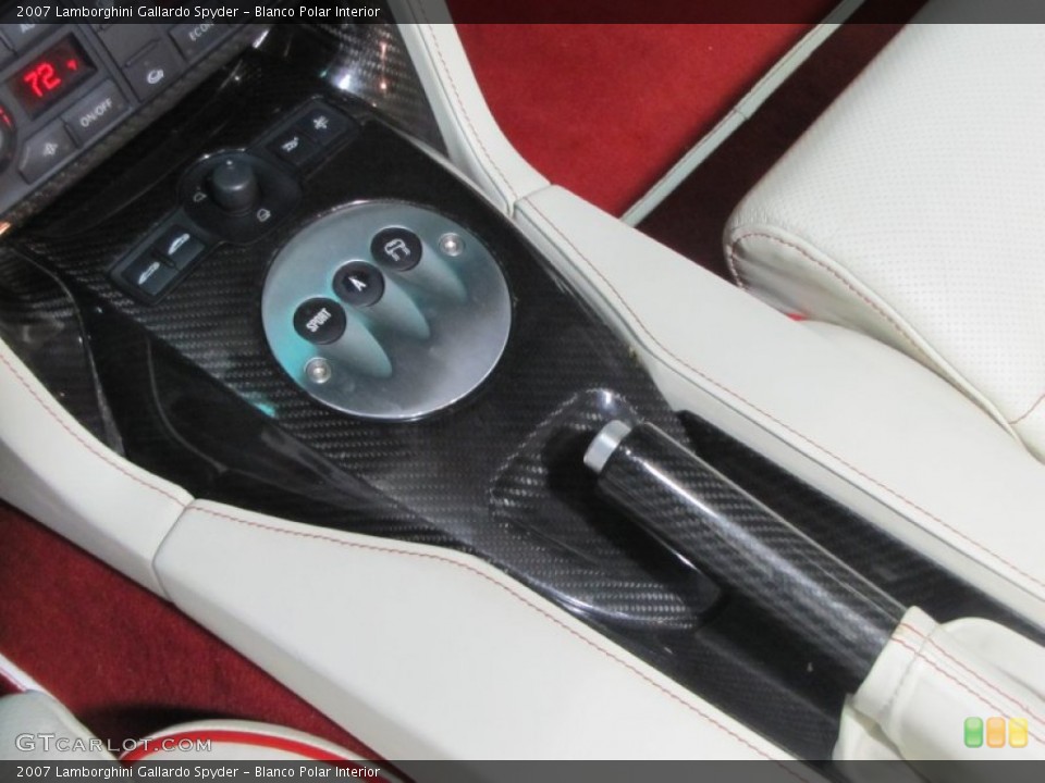 Blanco Polar Interior Transmission for the 2007 Lamborghini Gallardo Spyder #57183853