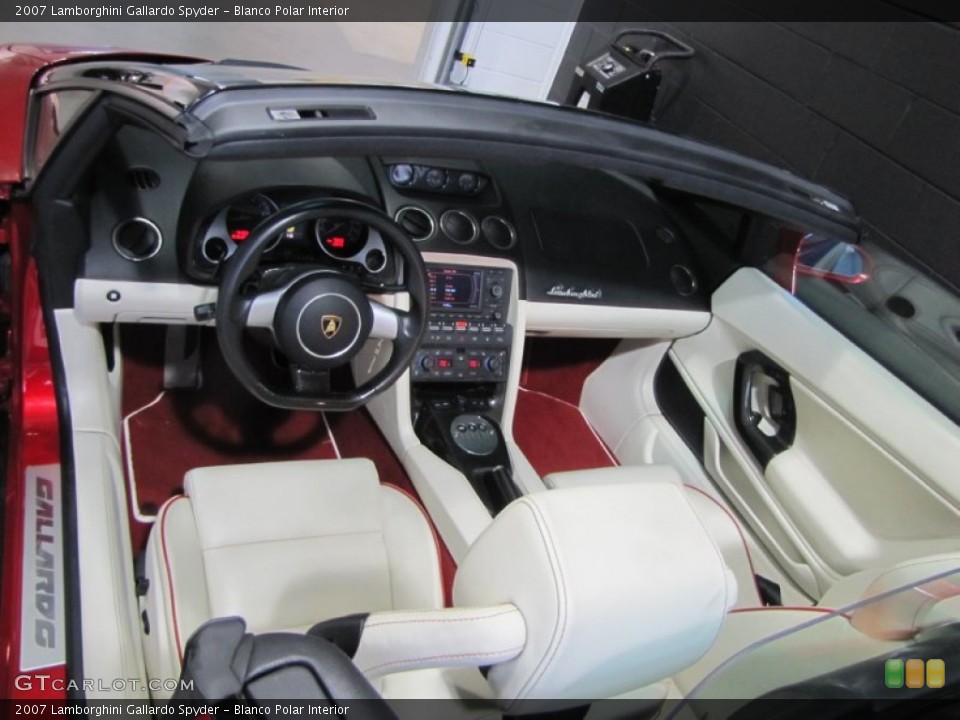 Blanco Polar Interior Photo for the 2007 Lamborghini Gallardo Spyder #57183916