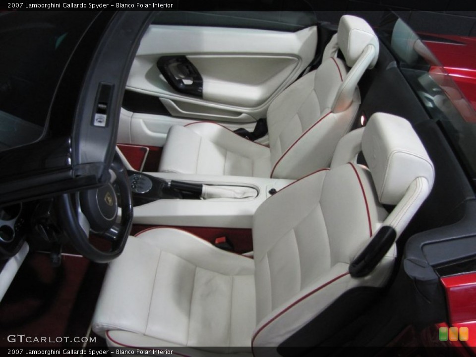 Blanco Polar 2007 Lamborghini Gallardo Interiors