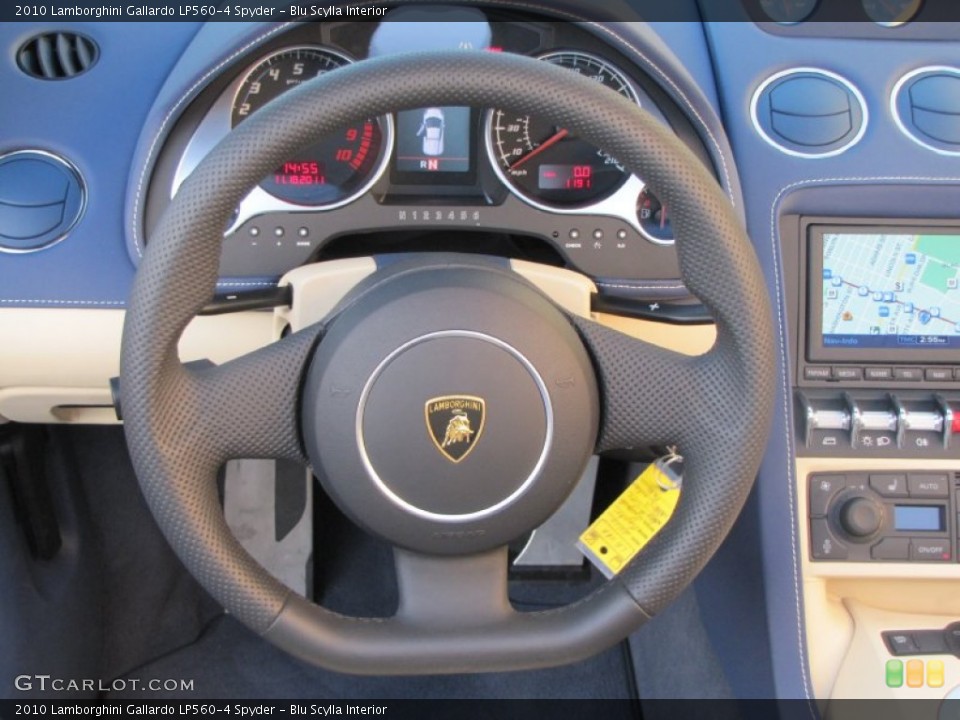 Blu Scylla Interior Steering Wheel for the 2010 Lamborghini Gallardo LP560-4 Spyder #57184170