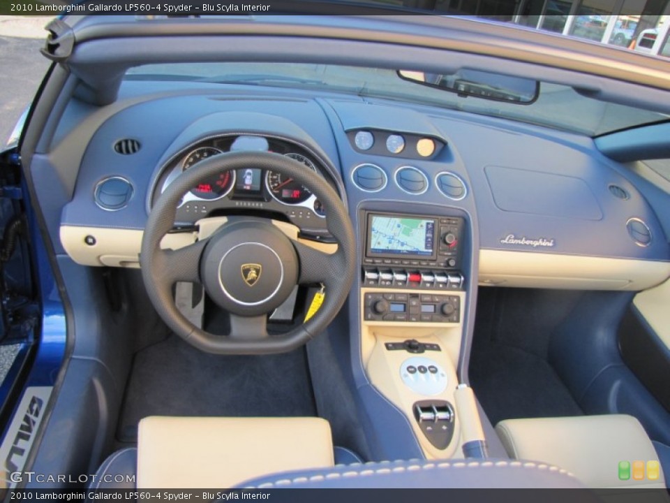 Blu Scylla Interior Dashboard for the 2010 Lamborghini Gallardo LP560-4 Spyder #57184180