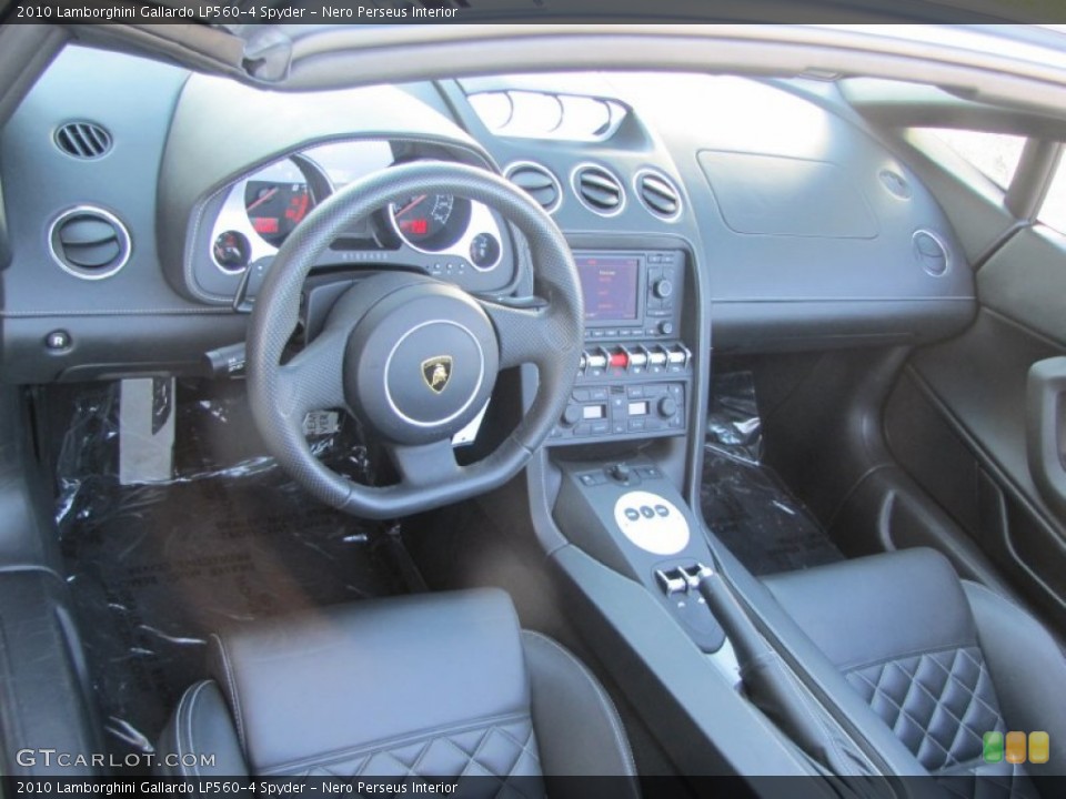 Nero Perseus Interior Dashboard for the 2010 Lamborghini Gallardo LP560-4 Spyder #57184884