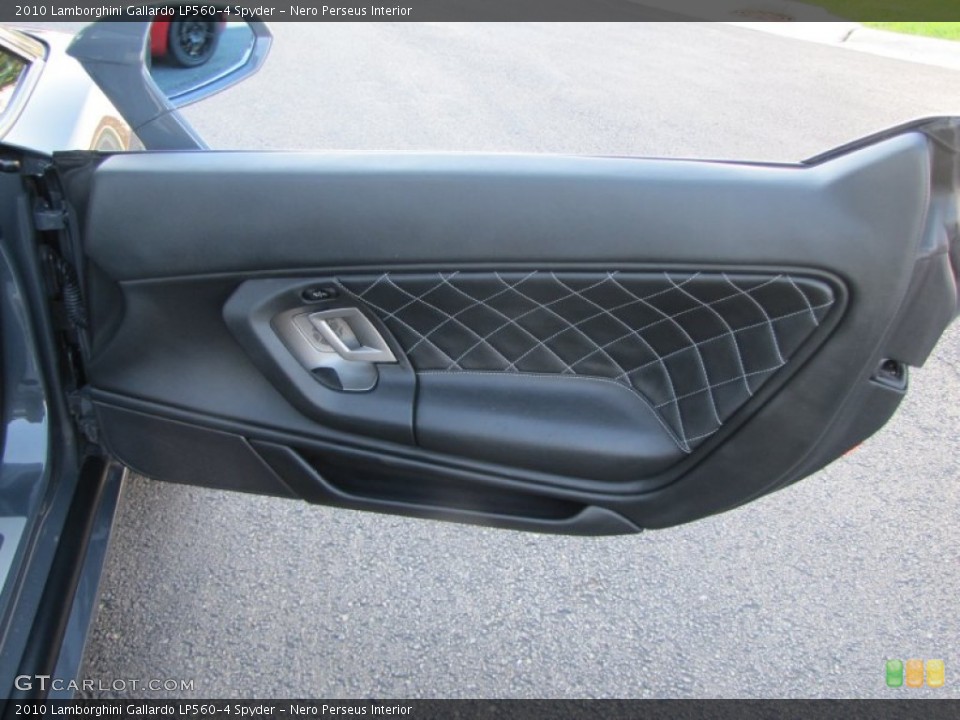 Nero Perseus Interior Door Panel for the 2010 Lamborghini Gallardo LP560-4 Spyder #57184969