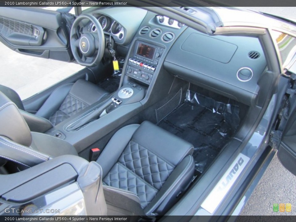 Nero Perseus Interior Photo for the 2010 Lamborghini Gallardo LP560-4 Spyder #57184978
