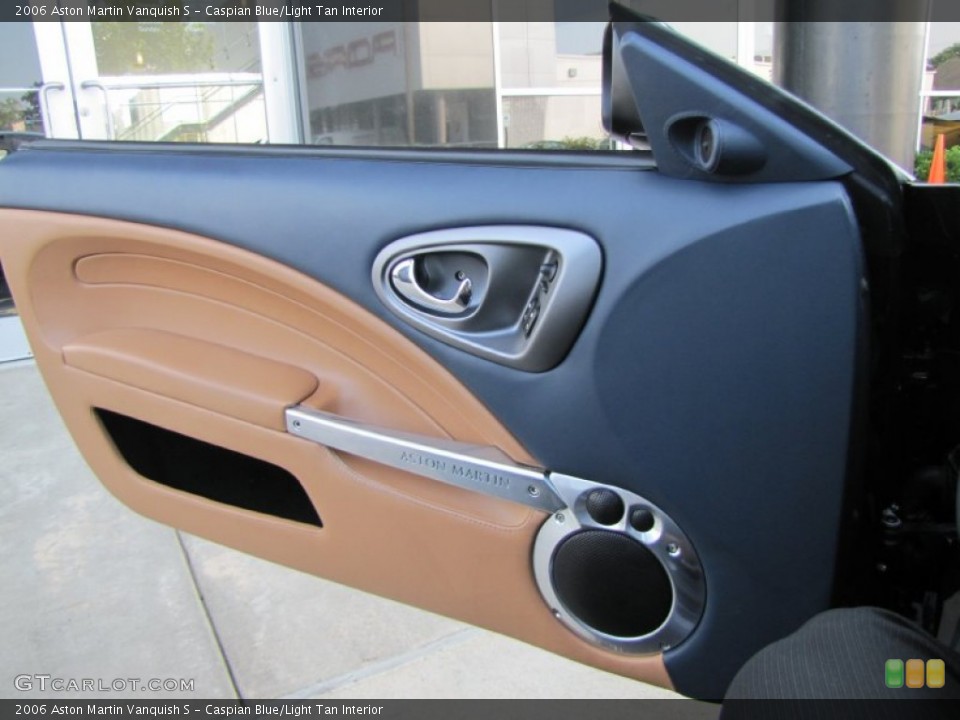 Caspian Blue/Light Tan Interior Door Panel for the 2006 Aston Martin Vanquish S #57185262
