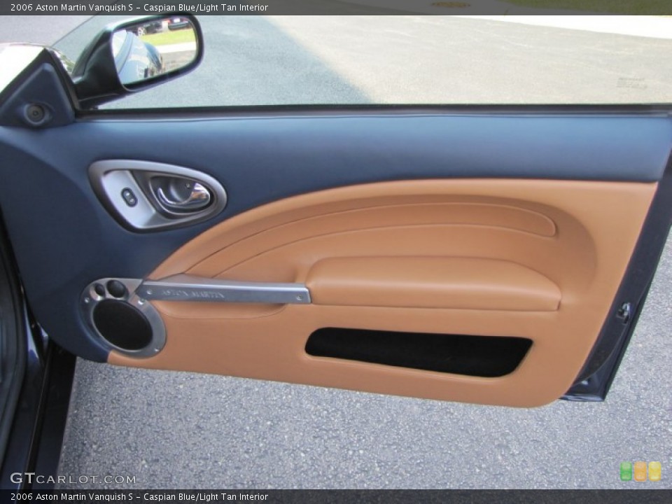 Caspian Blue/Light Tan Interior Door Panel for the 2006 Aston Martin Vanquish S #57185368