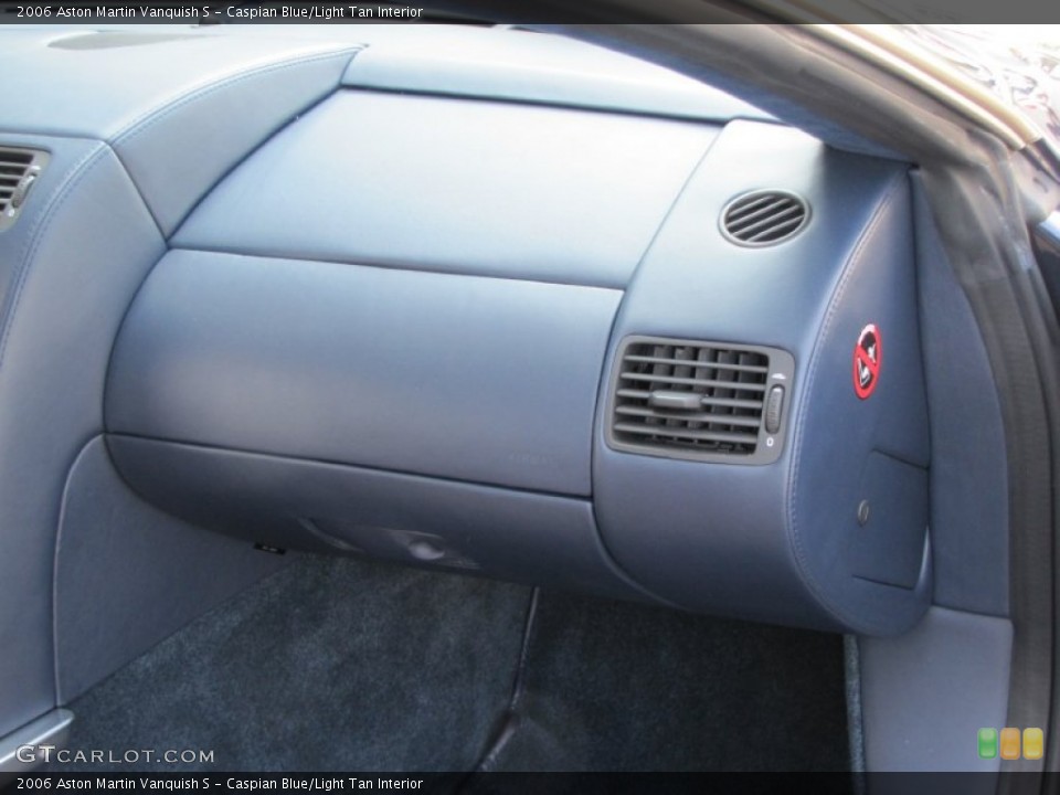 Caspian Blue/Light Tan Interior Dashboard for the 2006 Aston Martin Vanquish S #57185377