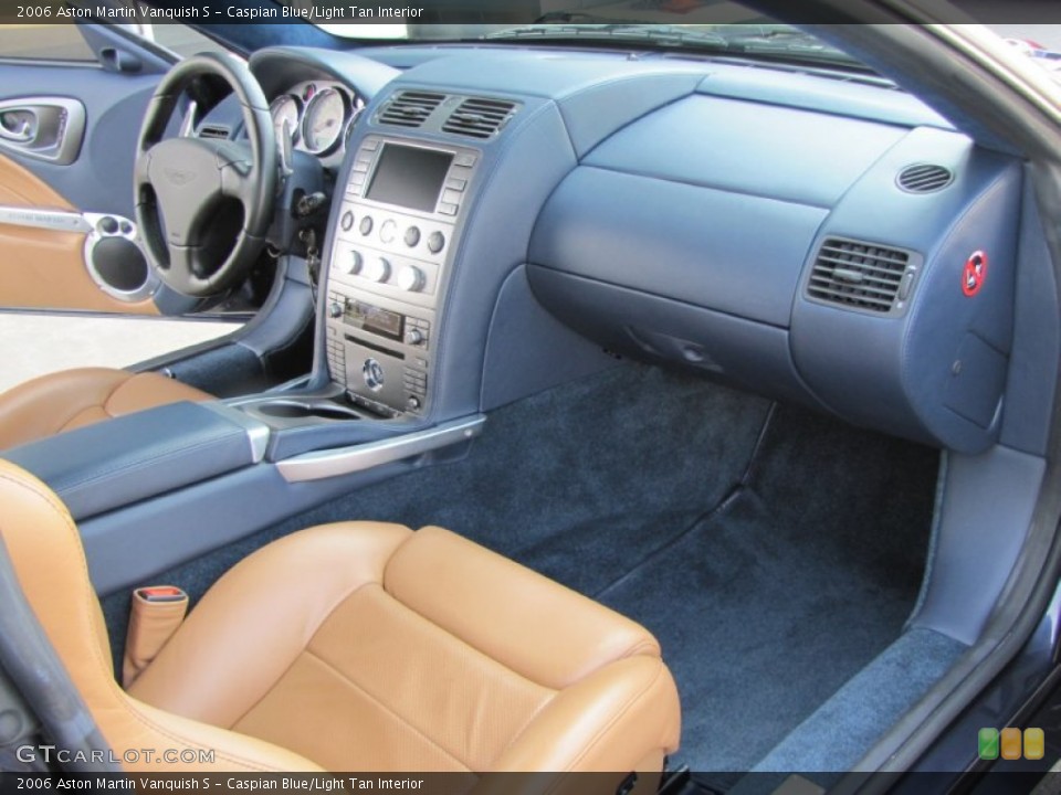 Caspian Blue/Light Tan Interior Dashboard for the 2006 Aston Martin Vanquish S #57185389