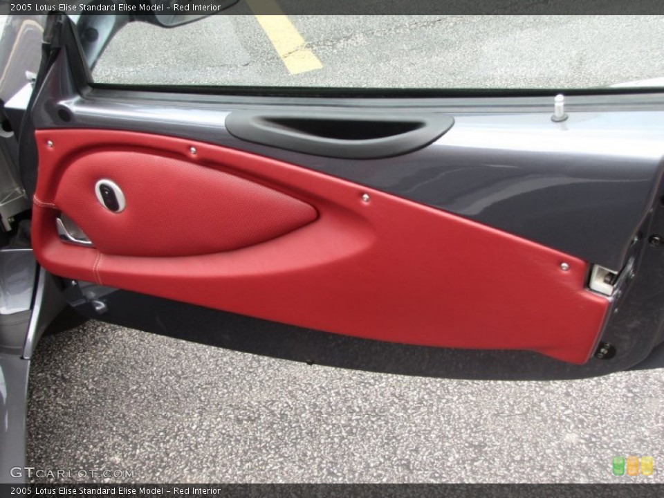 Red Interior Door Panel for the 2005 Lotus Elise  #57185558