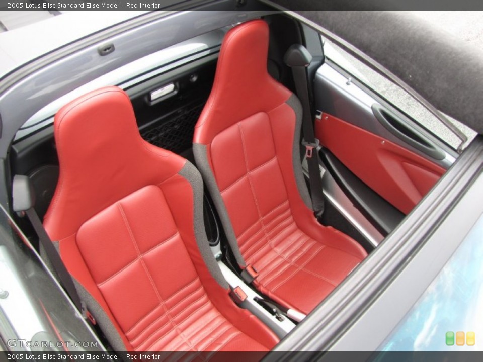 Red Interior Photo for the 2005 Lotus Elise  #57185568