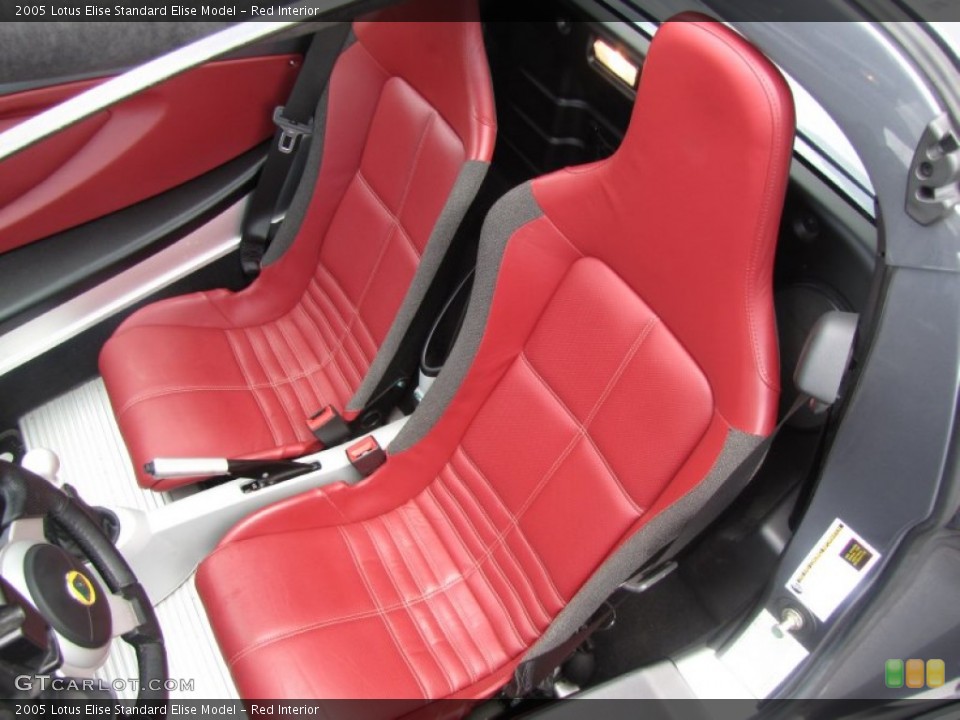 Red Interior Photo for the 2005 Lotus Elise  #57185579