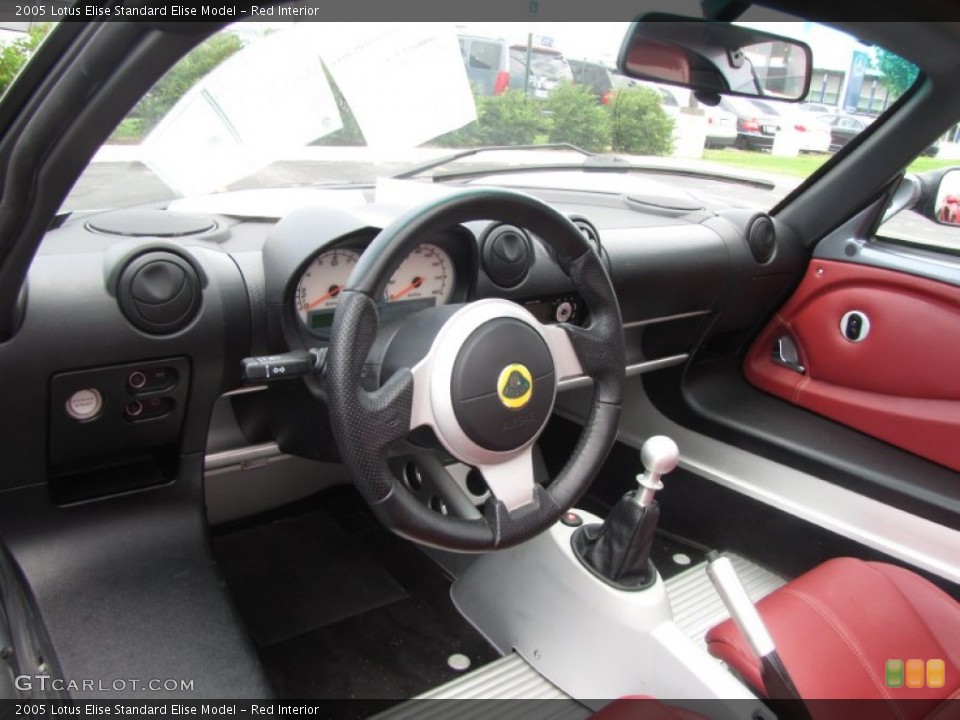 Red Interior Photo for the 2005 Lotus Elise  #57185586
