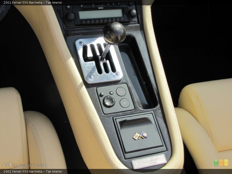 Tan Interior Transmission for the 2001 Ferrari 550 Barchetta #57186211