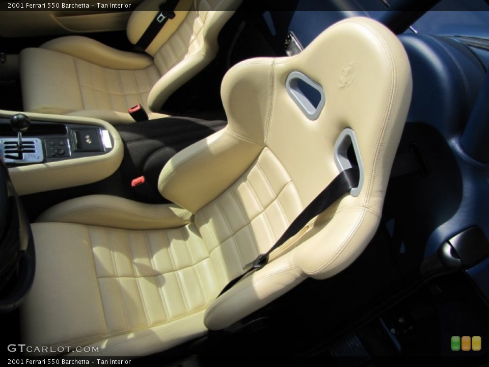 Tan Interior Photo for the 2001 Ferrari 550 Barchetta #57186229