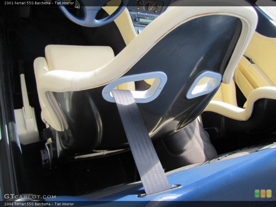 Tan Interior Photo for the 2001 Ferrari 550 Barchetta #57186238