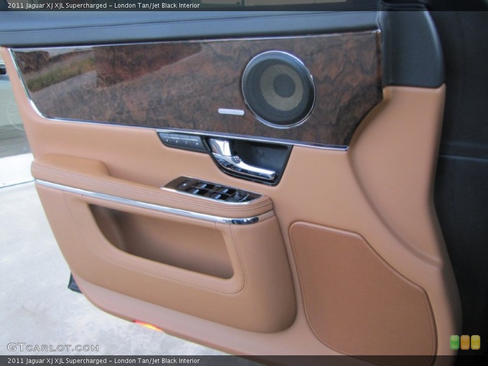 London Tan/Jet Black Interior Door Panel for the 2011 Jaguar XJ XJL Supercharged #57186730
