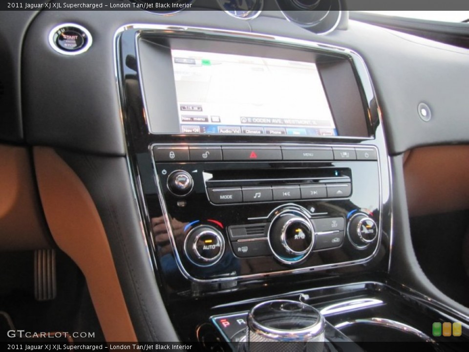 London Tan/Jet Black Interior Controls for the 2011 Jaguar XJ XJL Supercharged #57186766