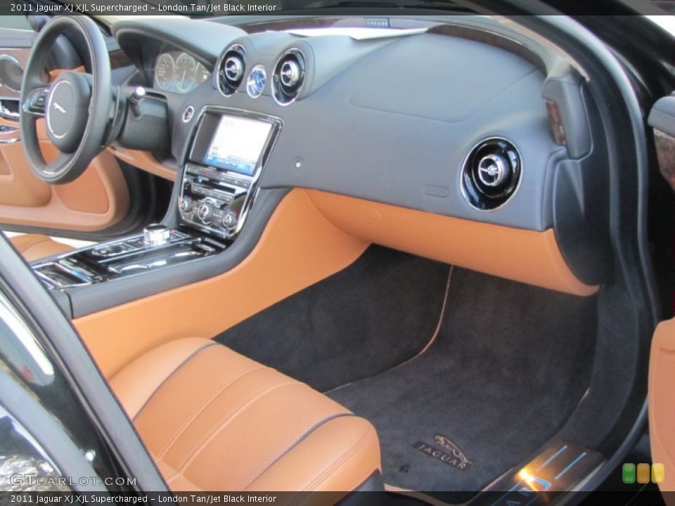 London Tan/Jet Black Interior Dashboard for the 2011 Jaguar XJ XJL Supercharged #57186865