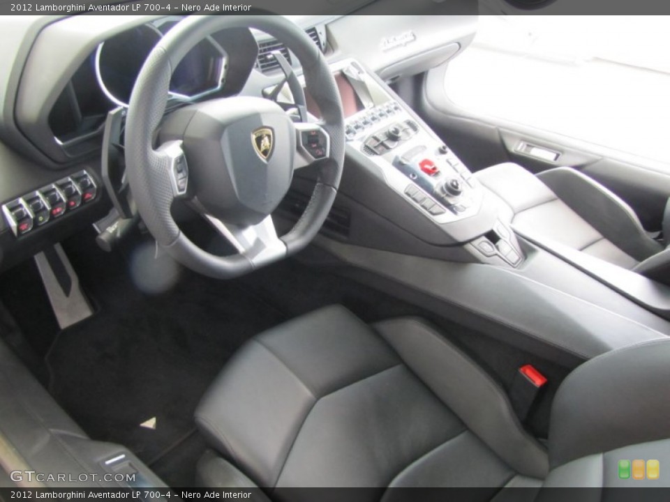 Nero Ade Interior Prime Interior for the 2012 Lamborghini Aventador LP 700-4 #57187189