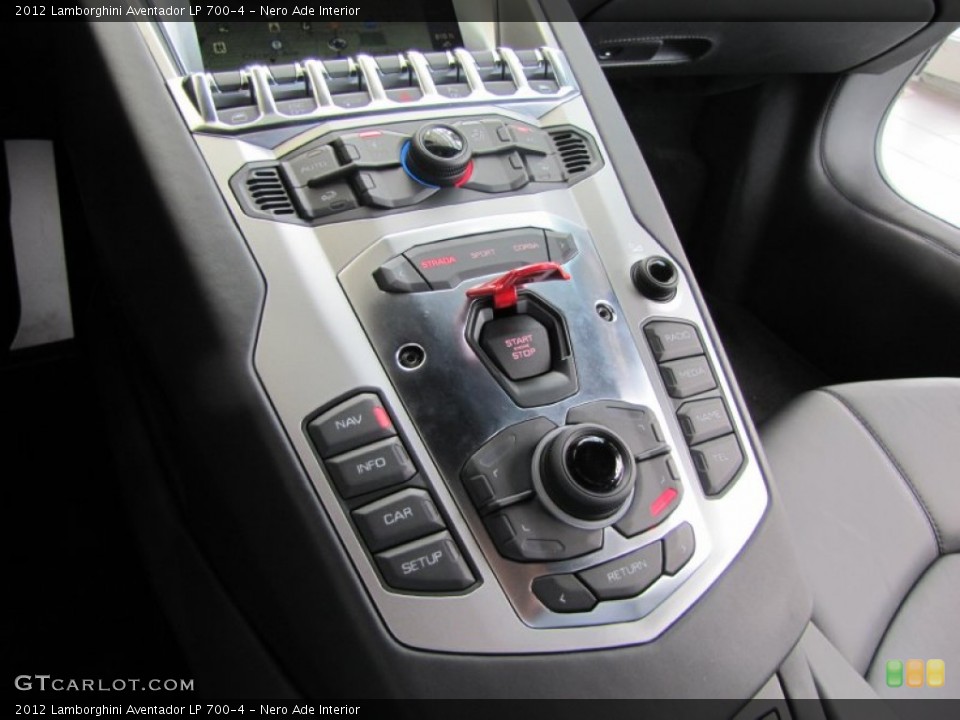 Nero Ade Interior Controls for the 2012 Lamborghini Aventador LP 700-4 #57187216
